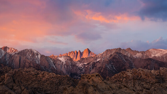 sunrise in the mountains © Shafique