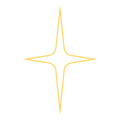 Obraz premium gold star element