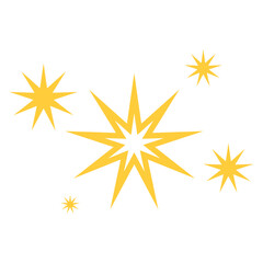 Obraz premium gold star element