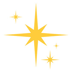 Obraz premium gold star element
