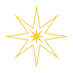 Obraz premium gold star element