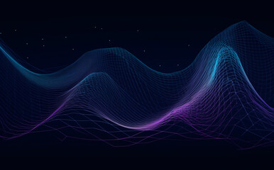 Digital abstract colorful background. AI generated