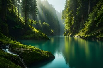 waterfall in the forest