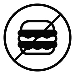 no eating icon