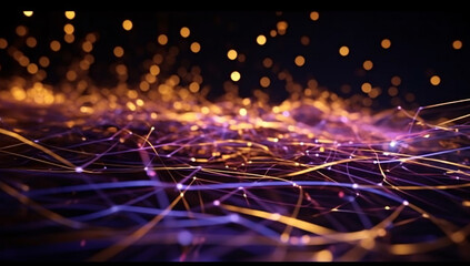 Obraz premium Digital abstract colorful background. AI generated