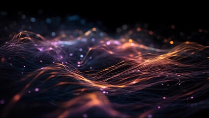 Obraz premium Digital abstract colorful background. AI generated