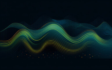 Digital abstract colorful background. AI generated