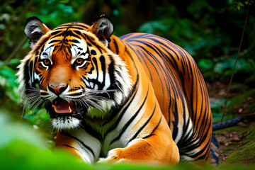 Sumatran tiger (Panthera tigris altaica)