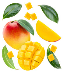 Mango isolated on white background