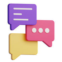 dialogue 3D icon