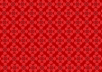 red flower pattern background