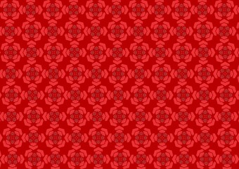 red flower pattern background