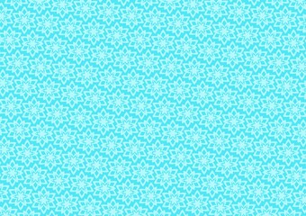 ice flower blue background pattern