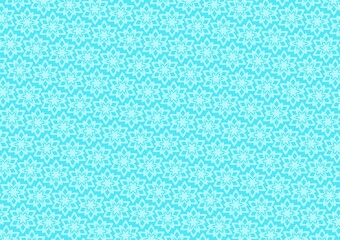 ice flower blue background pattern