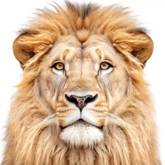 Closeup of a Lion's (Panthera leo) face