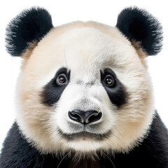 Closeup of a Giant Panda's (Ailuropoda melanoleuca) face