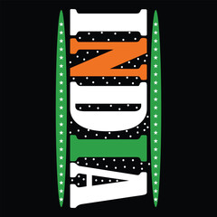 best happy india independance day t shirt design vector