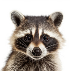 Closeup of a Raccoon's (Procyon lotor) face