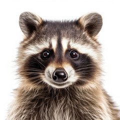 Obraz premium Closeup of a Raccoon's (Procyon lotor) face