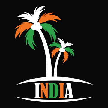 best happy india independance day t shirt design vector