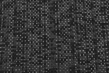 Seamless black and white carpet rug texture background from above