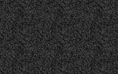 Seamless black and white carpet rug texture background from above