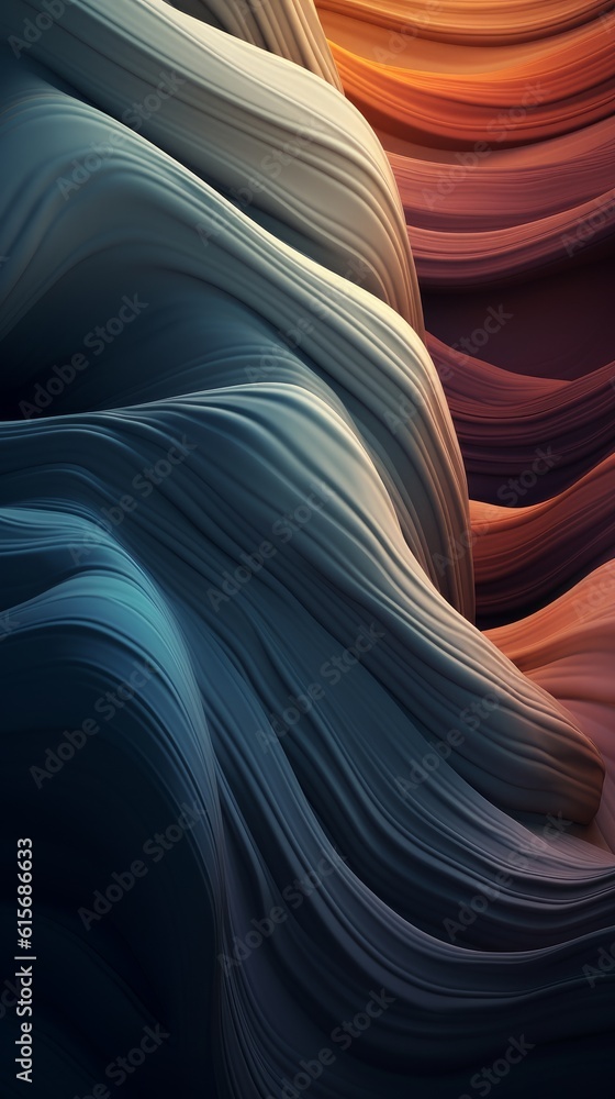 Poster abstract background texture with stunning landscape. generative ai