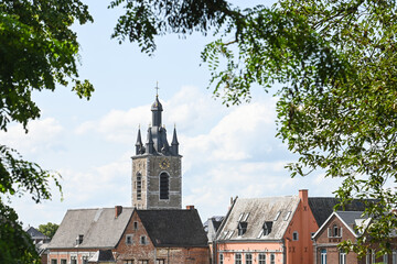 Obraz premium Belgique Wallonie Thuin Beffroi monument jardins suspendus