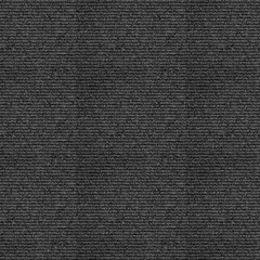 Seamless black and white carpet rug texture background from above