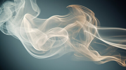 gray smoke as it gracefully traverses the frame,  Generative AI