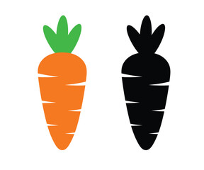 carrots vector icon