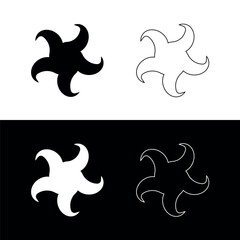 Circle vector logo template design . Circle icon silhouette