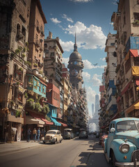 Fototapeta premium street in the city