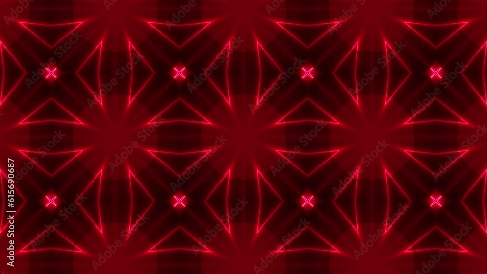 Poster creative neon bars rendering. colorful led lines lightning.