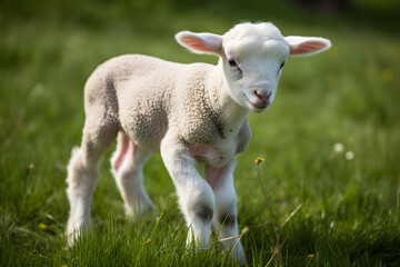 lamb on a meadow