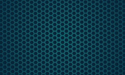 Hexagon background design illustration, abstract hexagon blue gradient background design illustration