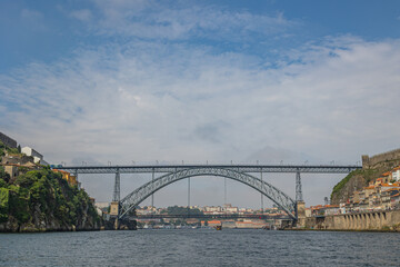 vue du pony Dom luis et du fleure Douro (Porto, Portugal)
