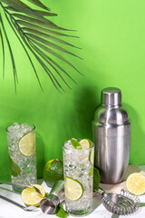 Summer mojito cocktail