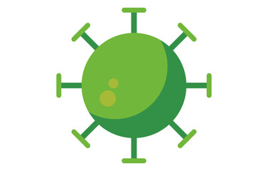 vector icon of Covid 19 virus on white