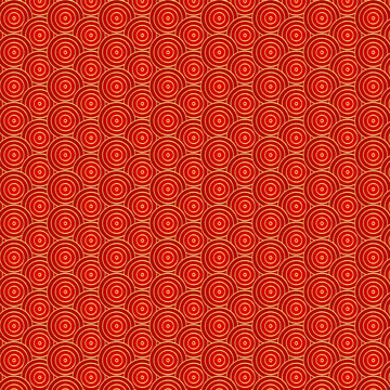 Luxury chinese circle seamless pattern. Traditional asian motif.