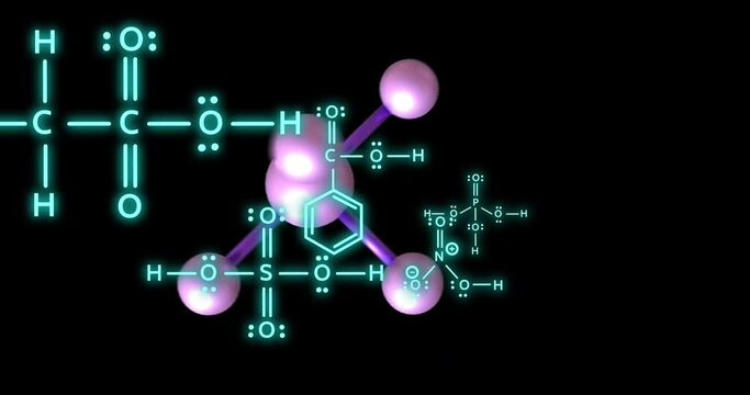 Animation of molecules and scientific data processing
