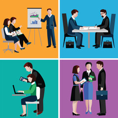 business people in office