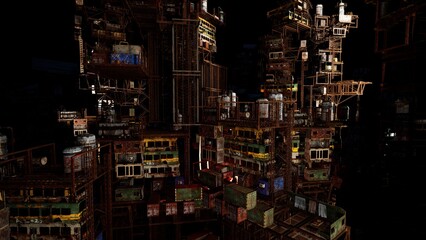 Obraz premium Post Apocalyptic City