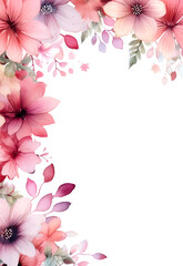 pink flowers background