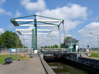 Lock 't Hemeltje in North Holland province, The Netherlands || Sluis 't Hemeltje in Noord-Holland