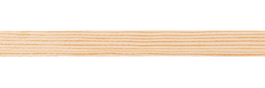 Wooden natural board isolated on white, clipping path