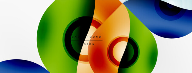 Vector abstract geometric background. Techno flower petals concept. Wallpaper or texture design, bright poster, banner, flyer