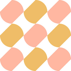 Geometric pattern. Simple aesthetic shape ornament. Modern abstract bauhaus seamless background. Square grid lines vector art. Neo geo poster. Shape geometry decorative wallpaper.