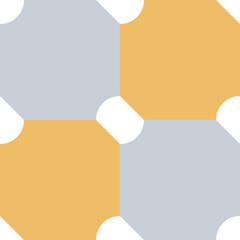 Fototapeta premium Geometric pattern. Simple aesthetic shape ornament. Modern abstract bauhaus seamless background. Square grid lines vector art. Neo geo poster. Shape geometry decorative wallpaper.