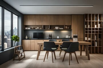 modern kitchen interior